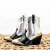 Corkys One Chance Ankle Boot in Mixed Metallic