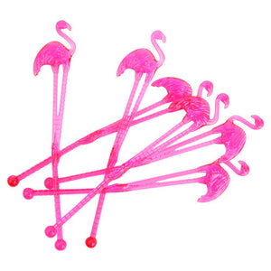 Flamingo Drink Stirrers