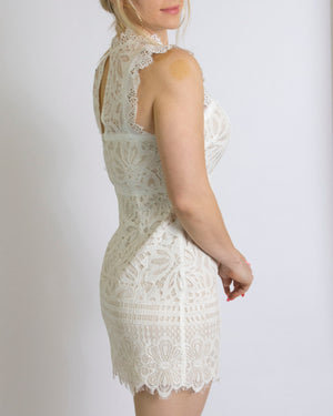 White lace dress